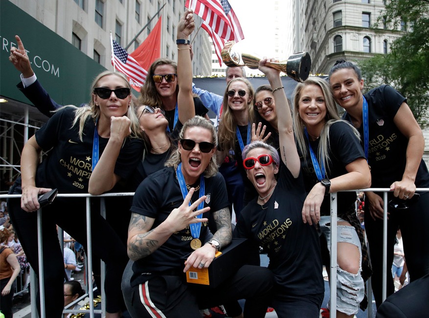U.S. Womens Soccer Team, Ticker Tape Parade